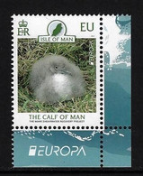 MAN, ISLE Of  -EUROPA 2021 -ENDANGERED NATIONAL WILDLIFE"-  SERIE De 1 V.  Con  LOGO EUROPA - CH-EU - 2021