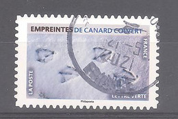 France Autoadhésif Oblitéré N°1958 (Empreintes De Canard Colvert) (cachet Rond) - Gebraucht