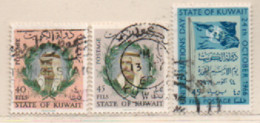 Kuwait 1966 MiNr.: 300; 301; 332 Gestempelt; Used Scott: 306; 307; 338 Sg: 301; 302; 333 - Koweït