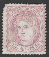 1870 Ed105 / Edifil 105  Nuevo - Nuovi