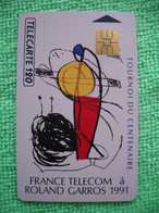 7232 Télécarte Collection TENNIS Roland Garros 1991 120 U  ( Recto Verso)  Carte Téléphonique - Sport