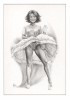 Aslan  Erotic Risque Postcard - Sexy Nude Nº 36 Corinne, Limited Edition - Size: 15x10 Cm. Aprox. - Aslan