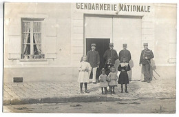 LA CHAPELLE LA REINE - La Gendarmerie Nationale - CARTE PHOTO - La Chapelle La Reine
