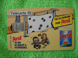 7244 Télécarte Collection PERSIL Qualité Expérience  Spirou     50 U ( Recto Verso)  Carte Téléphonique - Advertising