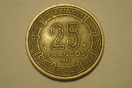 Monnaie, Equatorial Guinea, 25 Francos, 1985, Paris, - Equatorial Guinea