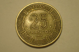 Monnaie, Equatorial Guinea, 25 Francos, 1985, Paris, ESSAI, FDC - Equatorial Guinea