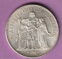 Monnaie 10 Francs Argent Hercule 1965 TBE - K. 10 Franchi