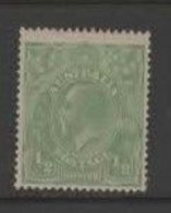 Australia SG 29 King George V Heads, Half Penny Green ,Mint Never Hinged - Mint Stamps