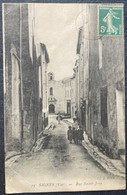 CPA SIGNES 83 VAR LA RUE SAINT JEAN 1941 ANIMEE GARCONS ENFANTS ANE  A LA ROQUEBRUSANNE VAR EGLISE - Signes