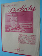 Zadejte Vsude ! " PERLEDA " ( Tovarni Znamka ) >>> ( See / Zie / Voir SCAN ) Format A4 ! - Posters
