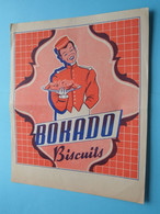 BOKADO Biscuits > Anno 19?? > Formaat 26 X 21,5 Cm. ( Zie / Voir Scan ) Document Plier / Gevouwen / Bend ! - Pubblicitari