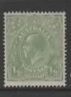 Australia SG 48  1918  King George V Heads, Half Penny Green ,Mint Never Hinged - Mint Stamps