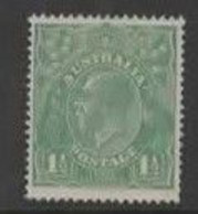 Australia SG 61  1922  King George V Heads, 1.5 D Green ,Mint Never Hinged, E 8.00 - Mint Stamps