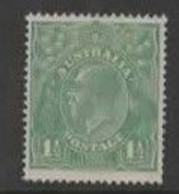 Australia SG 61  1922  King George V Heads, 1.5 D Green ,Mint Never Hinged, E 8.00 - Ongebruikt