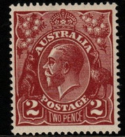 Australia SG 78  1924  King George V Heads, 2d Red-brown ,Mint Never Hinged - Mint Stamps