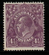 Australia SG 81  1924  King George V Heads, 4 .5 D Violet ,Mint Never Hinged - Mint Stamps