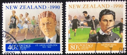 New Zealand 1990 Health - Sporting Heroes Set Of 2 Used - Used Stamps