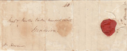 New York - Madeira, Entire Letter From 1827 - ...-1853 Vorphilatelie