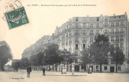 CPA 75 PARIS XIVe BOULEVARD SAINT JACQUES PRIS DE LA RUEDE LA TOMBE ISSOIRE (cliché Pas Courant - Arrondissement: 14