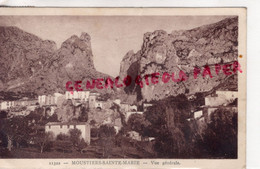 04-  MOUSTIERS SAINTE MARIE - VUE GENERALE - Andere & Zonder Classificatie