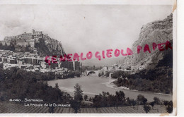 04-  SISTERON - LA TROUEE SUR LA DURANCE - CARTE PHOTO - Sisteron