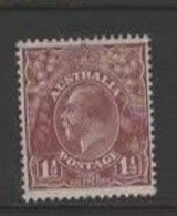 Australia SG 97  1930  King George V SMW Perf 13.5 X 12.5, 3 Half D Red-brown ,Mint Never Hinged - Mint Stamps