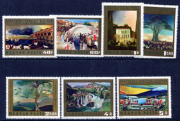 HUNGARY 1973 Kosztca Paintings MNH / **.  Michel 2878-84 - Unused Stamps