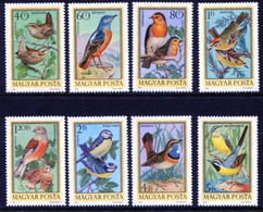 HUNGARY 1973 Songbirds MNH / **.  Michel 2855-62 - Ongebruikt