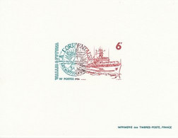 Wallis Et Futuna - Epreuve De Luxe - P348 à 350 - Marine Nationale, 3 épreuves - Imperforates, Proofs & Errors