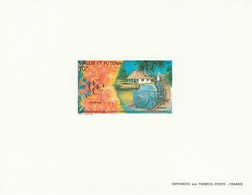 Wallis Et Futuna - Epreuve De Luxe - P419 Coopération économique - Sin Dentar, Pruebas De Impresión Y Variedades