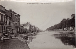 Carte Postale Real Photo Bruxelles Canal De Charleroi  St Josse Ten Noode 1912 Edit. Grand Bazar Anspach Kanaal Bricquet - St-Jans-Molenbeek - Molenbeek-St-Jean