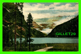 LAC LOUISE, ALBERTA - VICTORIA GLACIER - OIL PAINTING SERIES - NOVELTY MFG & ART CO LTD - - Lake Louise