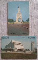 LOT De 2 TELECARTES PHONECARDS AFRIQUE - MALI SOTELMA - ARCHITECTURE - 10 Et 20U - Etat Courant - Malí