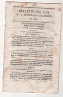 1848 BULLETIN DES LOIS N°103  CONTRAINTE PAR CORPS - REFUGIES ETRANGERS - ROANNE - AGEN - LA ROCHELLE - COUR DES COMPTES - Décrets & Lois