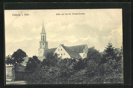 AK Coswig I. Anh., Blick Auf Die St. Nicolai-Kirche - Coswig