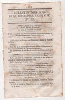 1848 BULLETIN DES LOIS N°105 - ALGER - DIJON - FONCTIONNAIRES UNIVERSITE - CHAUMONT - POLYTECHNIQUE - TRAITEMENT PREFETS - Décrets & Lois
