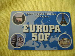 7273 Télécarte Collection EUROPA 50 F Carte Pré Payée Téléphone  ( Recto Verso)  Carte Téléphonique - Otros & Sin Clasificación