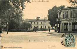 Pont à Mousson * Rue Et Vue Sur La Gare * Café De La Gare - Pont A Mousson