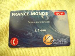 7275 Télécarte Collection France Monde 50 F Kosmos  N° 2  Carte Prépayée Téléphone  ( Recto Verso)  Carte Téléphonique - Autres & Non Classés
