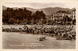 Banyuls Sur Mer * Vue Sur La Plage Un Jour De Fête * Bateau Barques - Banyuls Sur Mer