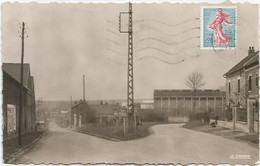 CPSM Roisel Rue Barré Et Route De Villers Faucon - Roisel