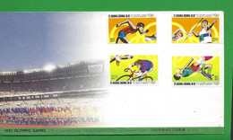 LETTRE HONG KONG JEUX OLYMPIQUES 1992 - Sommer 1992: Barcelone