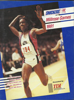 NEW YORK MILLROSE GAMES 1991 MEDIA GUIDE – ATHLETICS - TRACK AND FIELD - MAGAZINE - 1950-Hoy