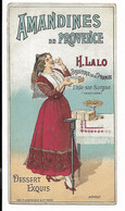 L'ISLE-SUR-SORGUE, Image Publicitaire 6,5x12 AMANDINES DE PROVENCE, H. LALO Biscuiterie De La Pyramide... - Otros