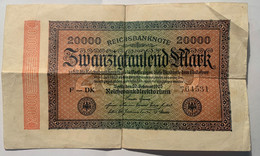 1923 Germany 20.000 Mark - 20000 Mark