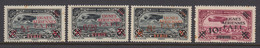 Syria (French), Scott MC1-MC4, MNH (toned Spots) - Airmail