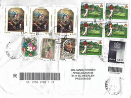 Italia Italy 2021 Brescia Golf Club Roma Mother Teresa Italian Football Federation Registered Cover - Golf