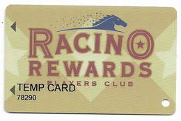 Evangeline Downs Racetrack & Casino, Opelousas, LA, U.S.A. Older Used Slot Or Players Card, # Evangeline-3 - Casino Cards