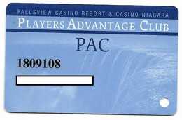 Fallsview Casino Resort, Ontario, Canada., Used Slot Or Player's Card, # Fallsview-1 - Casino Cards