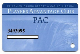 Fallsview Casino Resort, Ontario, Canada., Used Slot Or Player's Card, # Fallsview-2 - Casino Cards